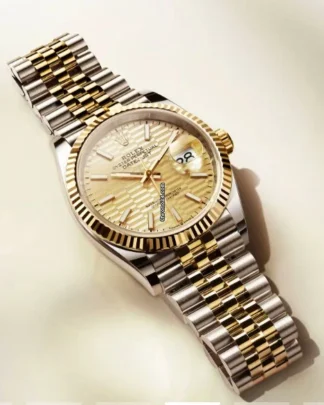 Rolex Datejust 36 Steel & Gold Rare Fluted Dial UNWORN Watch