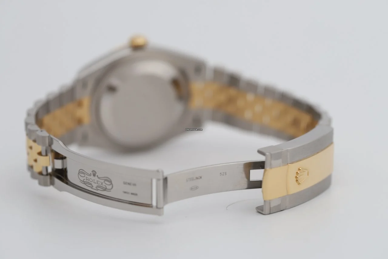 Rolex Datejust 36 Steel & Gold Rare Fluted Dial UNWORN Watch