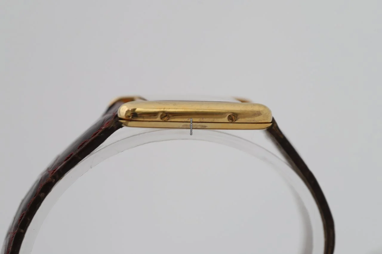 Cartier Tank Must Vermeil Ladies Quartz Gold Plated Watch Cartier Tank Must Vermeil Ladies Quartz Gold Plated Watch