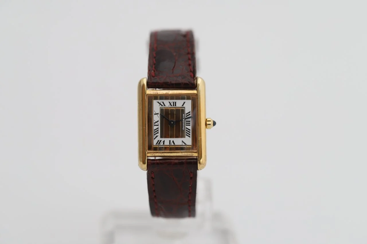 Cartier Tank Must Vermeil Ladies Quartz Gold Plated Watch Cartier Tank Must Vermeil Ladies Quartz Gold Plated Watch