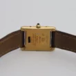 Cartier Tank Must Vermeil Ladies Quartz Gold Plated Watch
