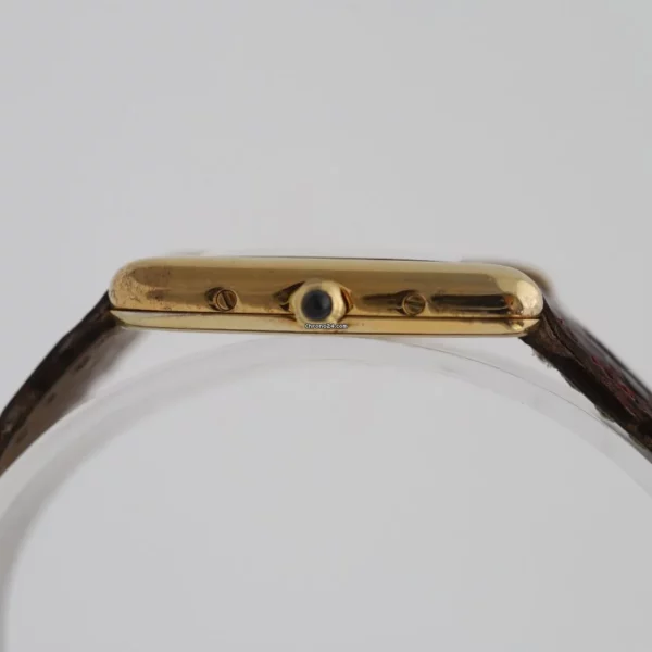 Cartier Tank Must Vermeil Ladies Quartz Gold Plated Watch