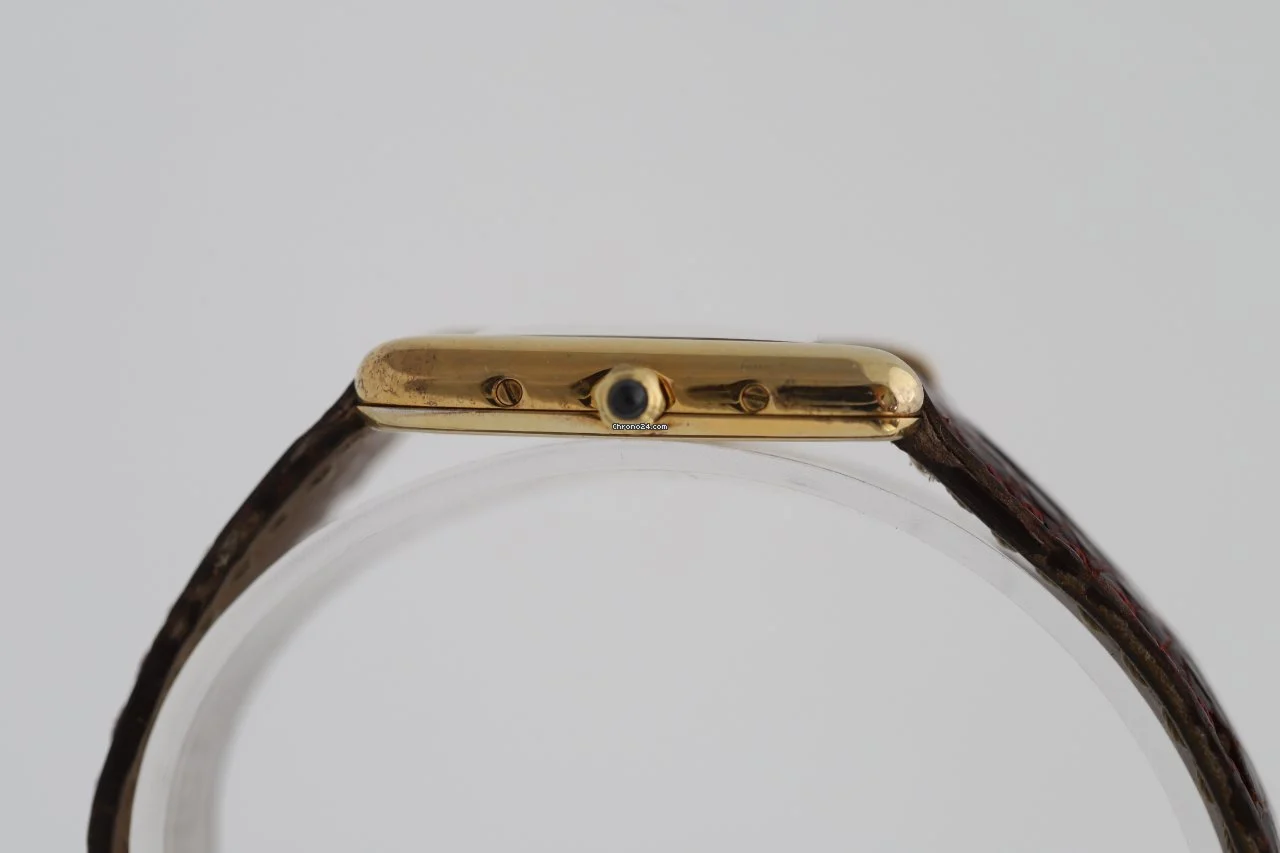 Cartier Tank Must Vermeil Ladies Quartz Gold Plated Watch Cartier Tank Must Vermeil Ladies Quartz Gold Plated Watch