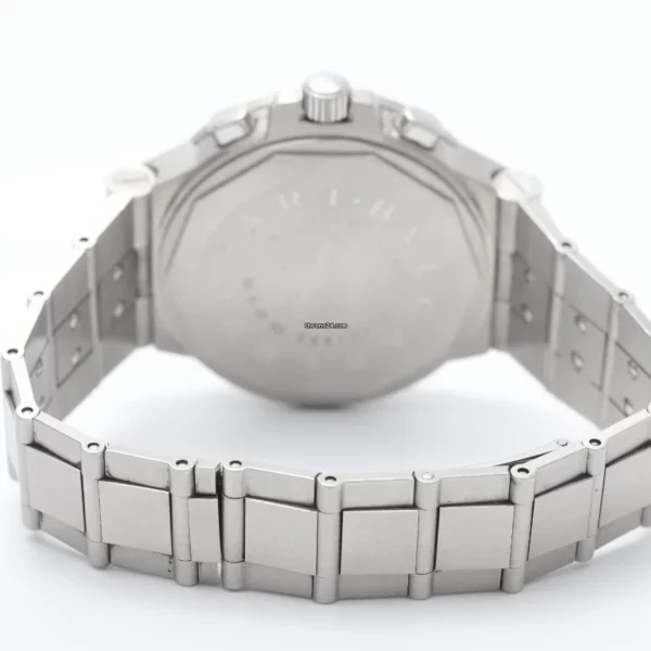 Bulgari Diagono 40mm Black Automatic Chronograph Stainless Steel Watch