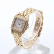 Cartier Panthere 18k Yellow Gold And Factory Diamonds Watch