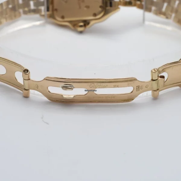 Cartier Panthere 18k Yellow Gold And Factory Diamonds Watch