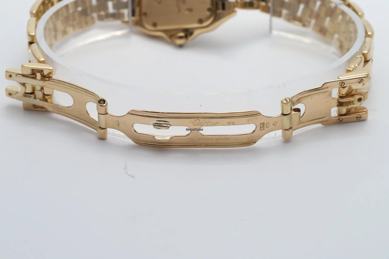 Cartier Panthere 18k Yellow Gold And Factory Diamonds Watch Cartier Panthere 18k Yellow Gold And Factory Diamonds Watch