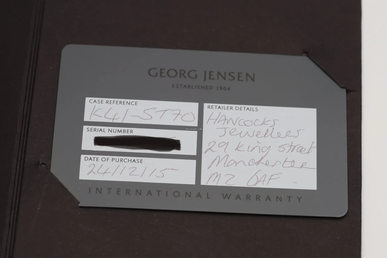 Georg Jensen Koppel K41 Automatic 41mm Mens Watch Georg Jensen Koppel K41 Automatic 41mm Mens Watch