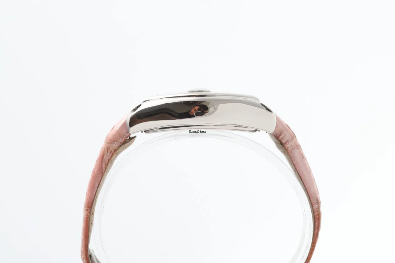 Cartier Roadster Ladies Stainless Steel Pink Strap Watch Cartier Roadster Ladies Stainless Steel Pink Strap Watch