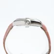 Cartier Roadster Ladies Stainless Steel Pink Strap Watch