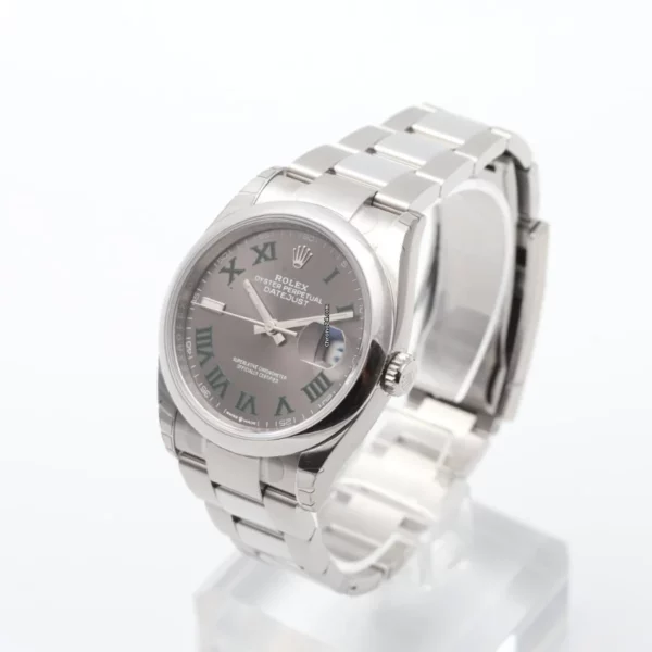 Rolex Datejust 36 Wimbledon Green Roman Numerals UNWORN 2022