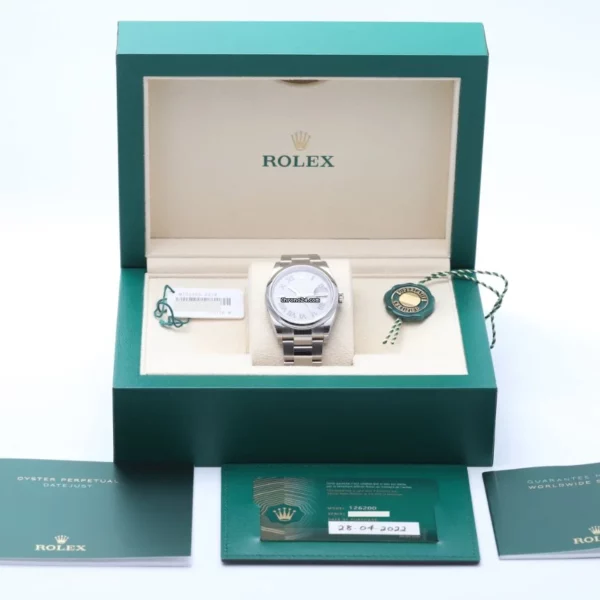 Rolex Datejust 36 Wimbledon Green Roman Numerals UNWORN 2022
