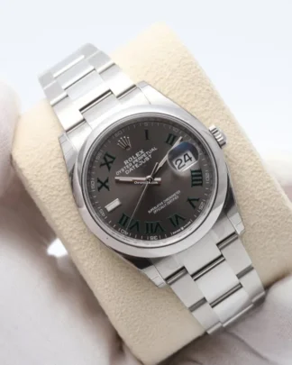 Rolex Datejust 36 Wimbledon Green Roman Numerals UNWORN 2022