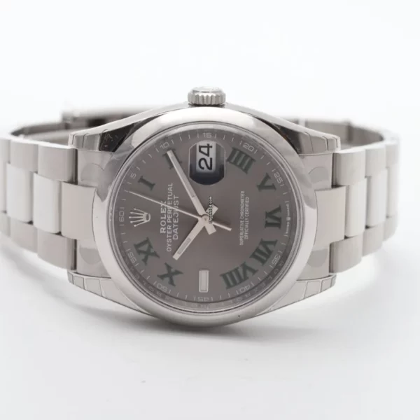 Rolex Datejust 36 Wimbledon Green Roman Numerals UNWORN 2022