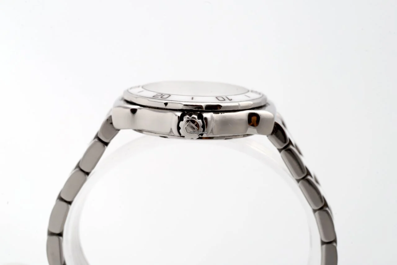 TAG Heuer Formula 1 White Dial 32mm Steel & Ceramic Wah1315 Ladies TAG Heuer Formula 1 White Dial 32mm Steel & Ceramic Wah1315 Ladies