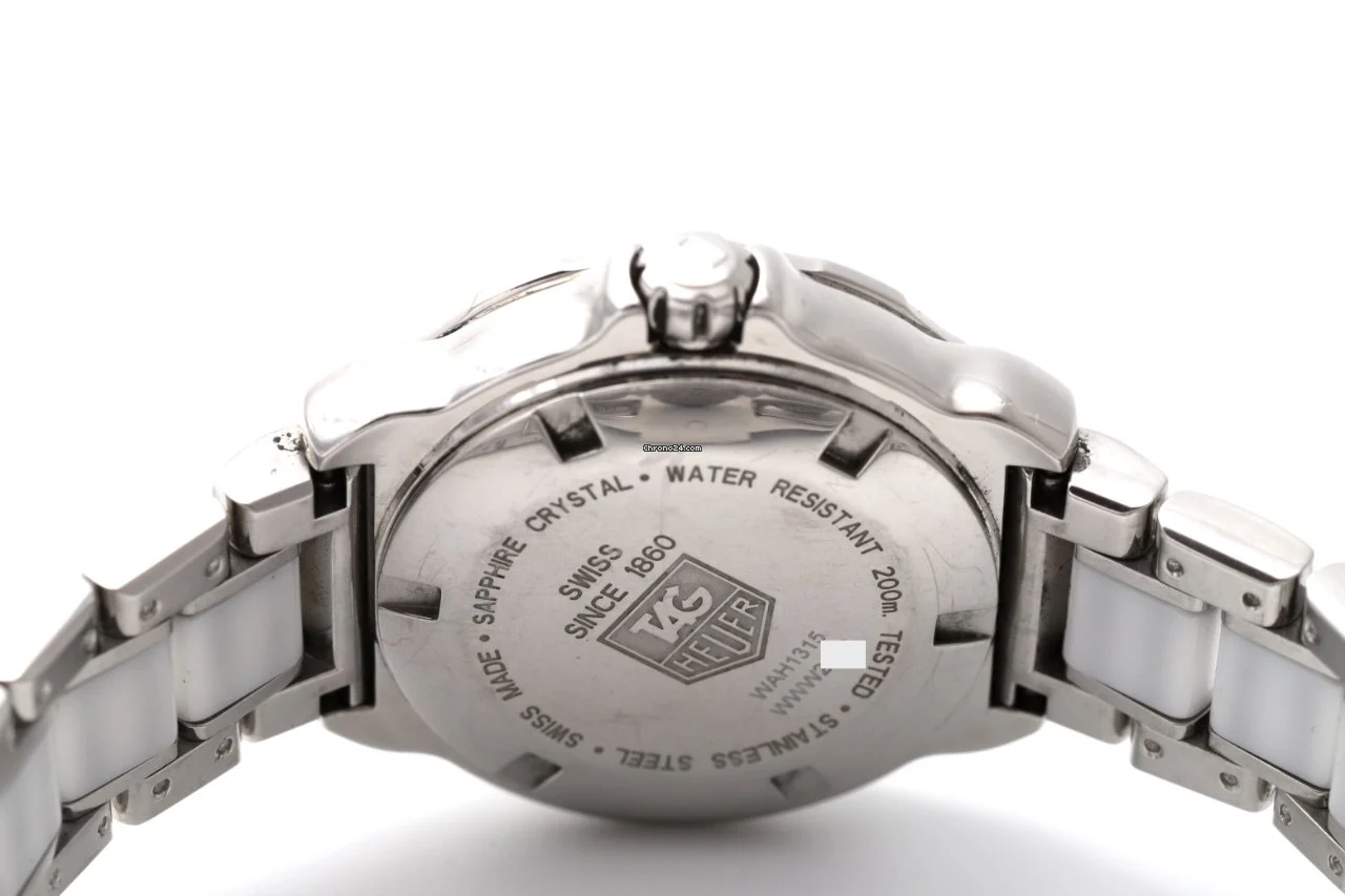 TAG Heuer Formula 1 White Dial 32mm Steel & Ceramic Wah1315 Ladies TAG Heuer Formula 1 White Dial 32mm Steel & Ceramic Wah1315 Ladies