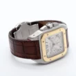 Cartier Santos 100 XL Chronograph Gold Bezel Automatic