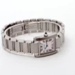 Cartier Tank Francaise MOP Dial Quartz Stainless Steel