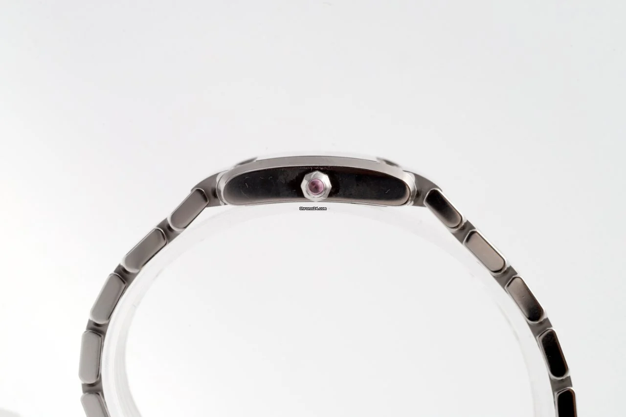 Cartier Tank Francaise MOP Dial Quartz Stainless Steel