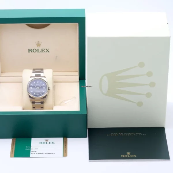 Rolex Air-King 34 mm Blue 114200