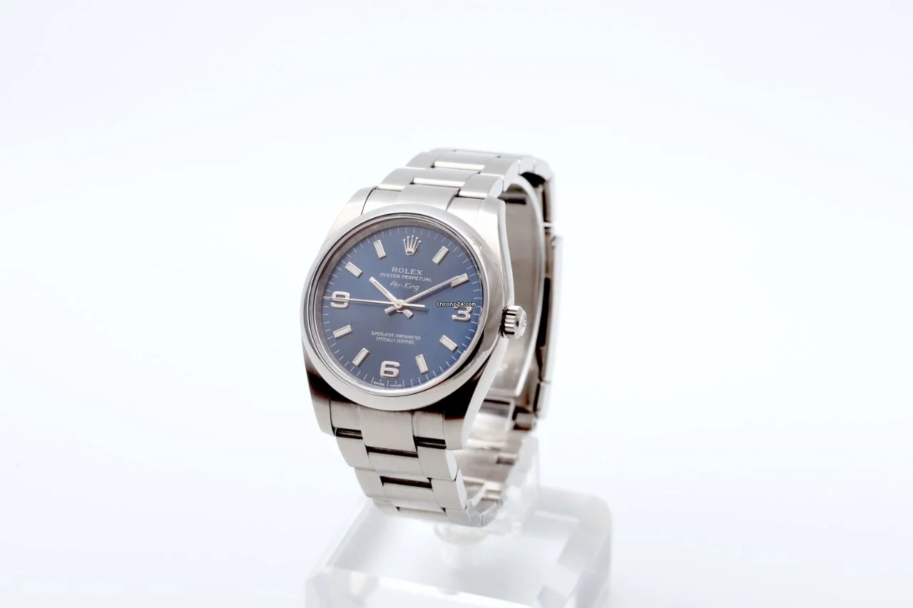 Rolex Air-King 34 mm Blue 114200