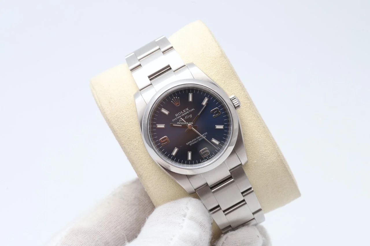 Rolex Air-King 34 mm Blue 114200