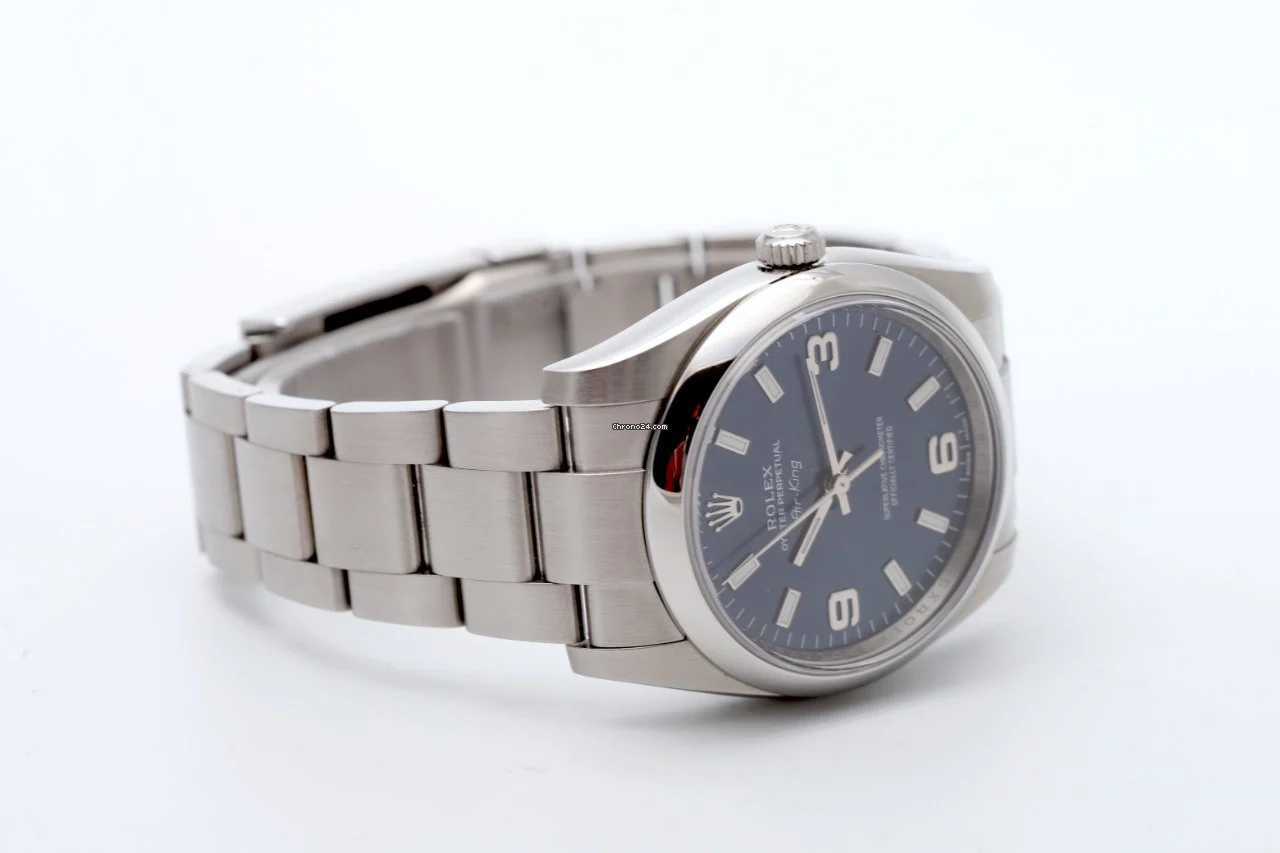 Rolex Air-King 34 mm Blue 114200