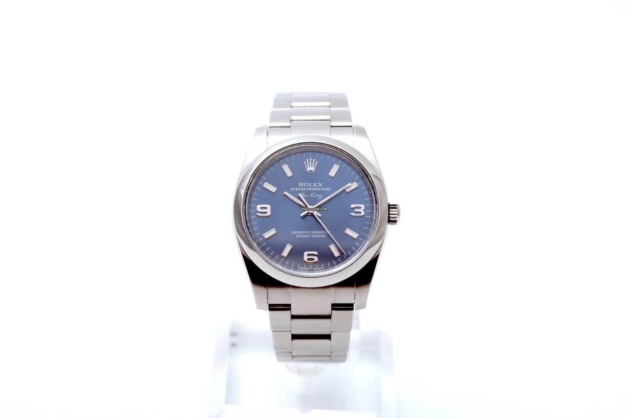 Rolex Air-King 34 mm Blue 114200