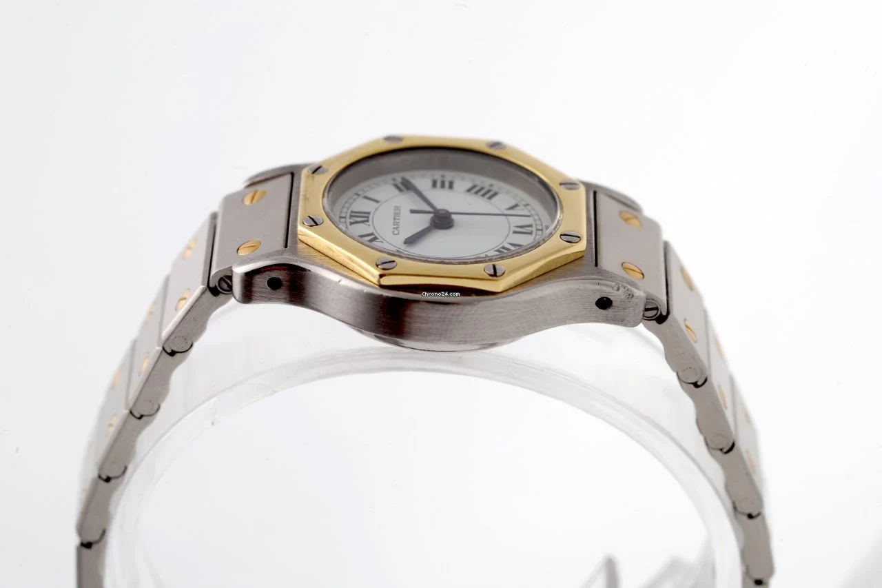 Cartier Santos Octagon Gold & Steel Automatic Cartier Santos Octagon Gold & Steel Automatic
