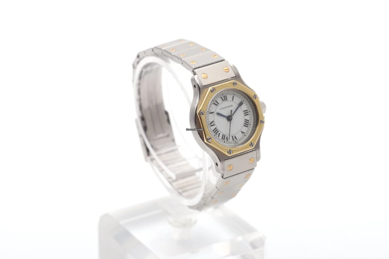 Cartier Santos Octagon Gold & Steel Automatic Cartier Santos Octagon Gold & Steel Automatic