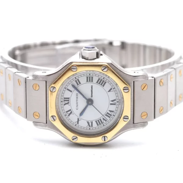 Cartier Santos Octagon Gold & Steel Automatic