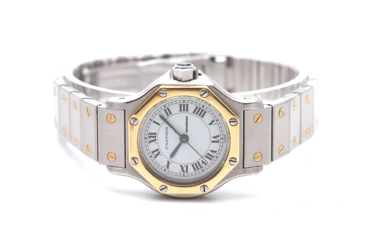 Cartier Santos Octagon Gold & Steel Automatic Cartier Santos Octagon Gold & Steel Automatic