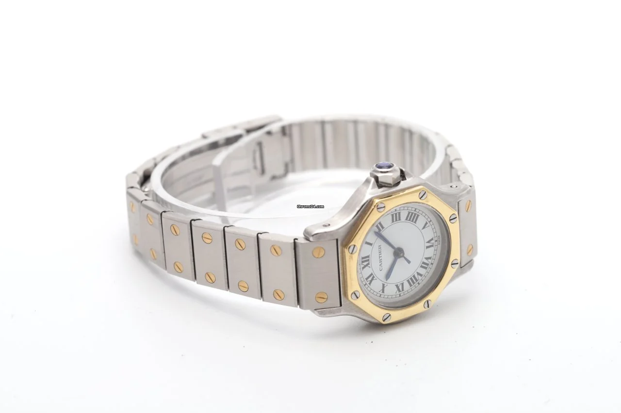 Cartier Santos Octagon Gold & Steel Automatic Cartier Santos Octagon Gold & Steel Automatic