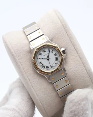 Cartier Santos Octagon Gold & Steel Automatic