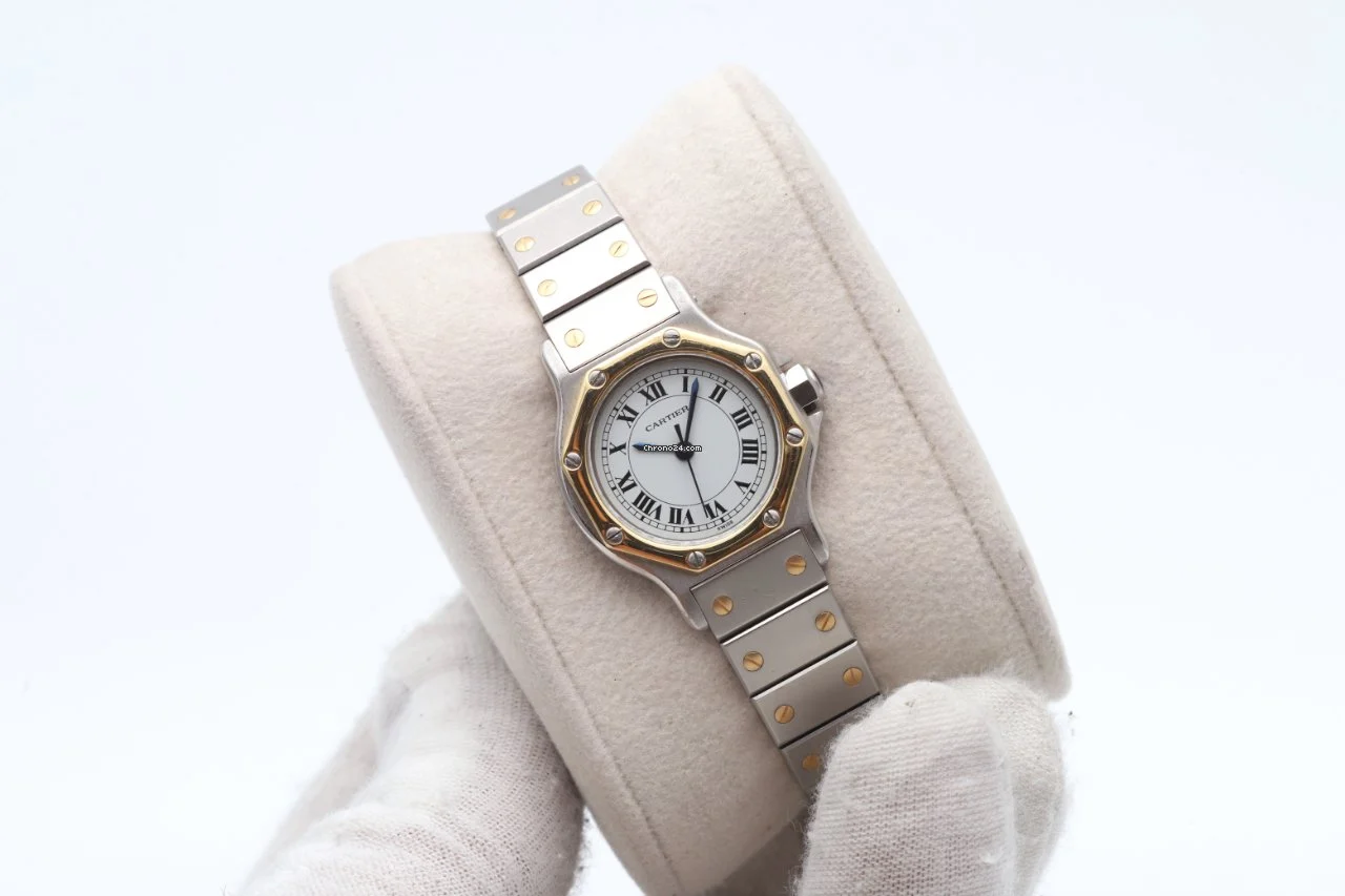 Cartier Santos Octagon Gold & Steel Automatic Cartier Santos Octagon Gold & Steel Automatic