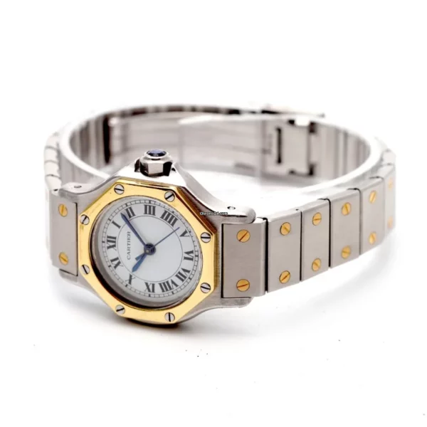 Cartier Santos Octagon Gold & Steel Automatic