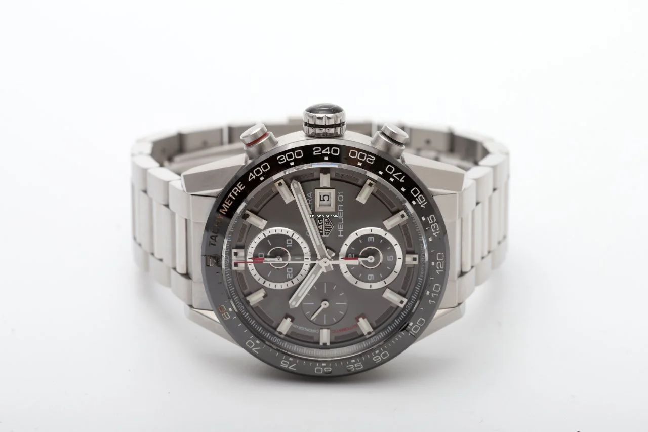 TAG Heuer Carrera Calibre 01 Ceramic Bezel 43mm