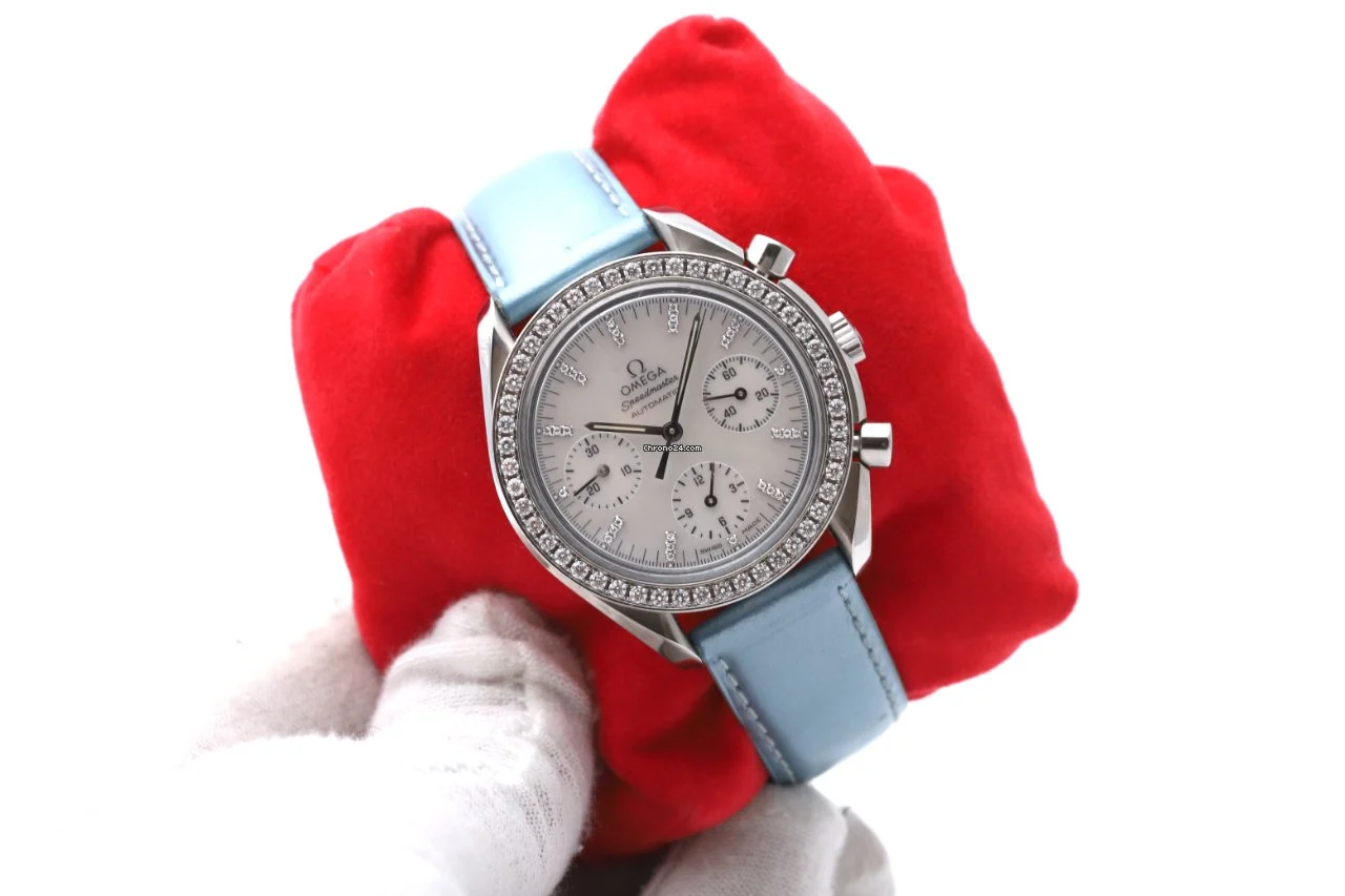 Omega Speedmaster Automatic MOP & Diamonds Ladies
