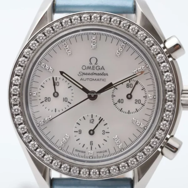 Omega Speedmaster Automatic MOP & Diamonds Ladies