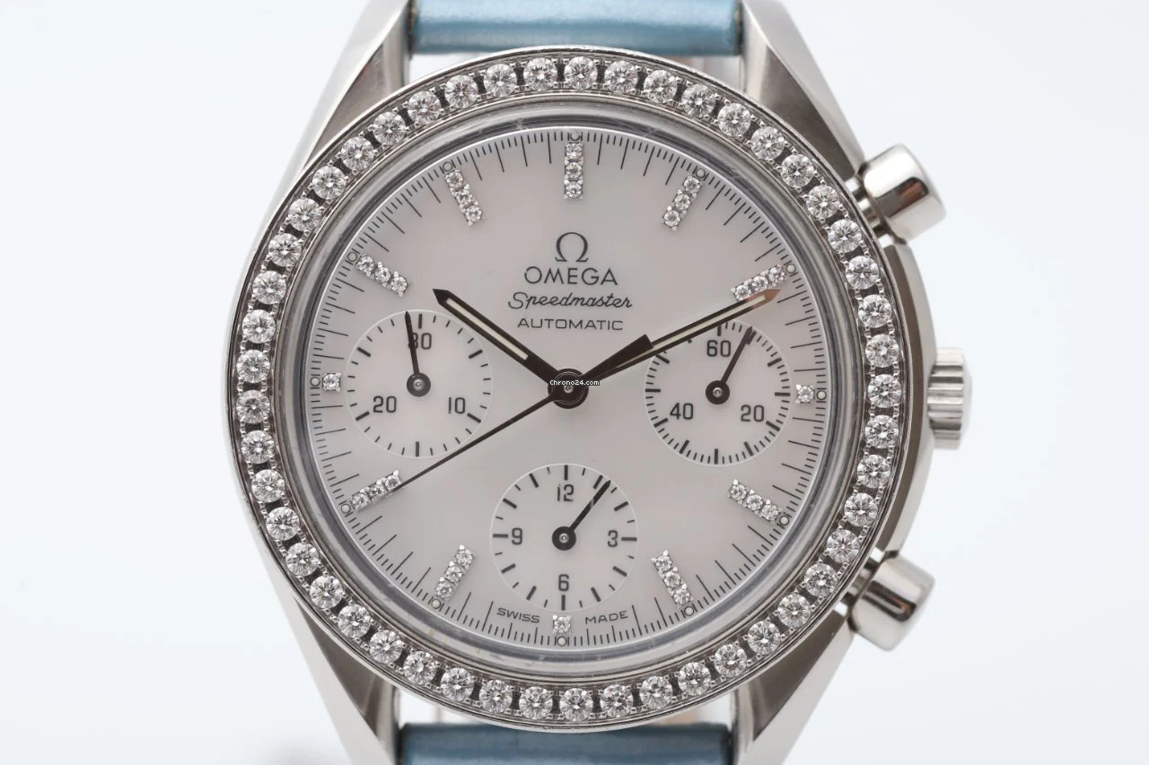Omega Speedmaster Automatic MOP & Diamonds Ladies