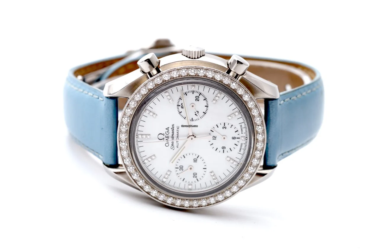 Omega Speedmaster Automatic MOP & Diamonds Ladies