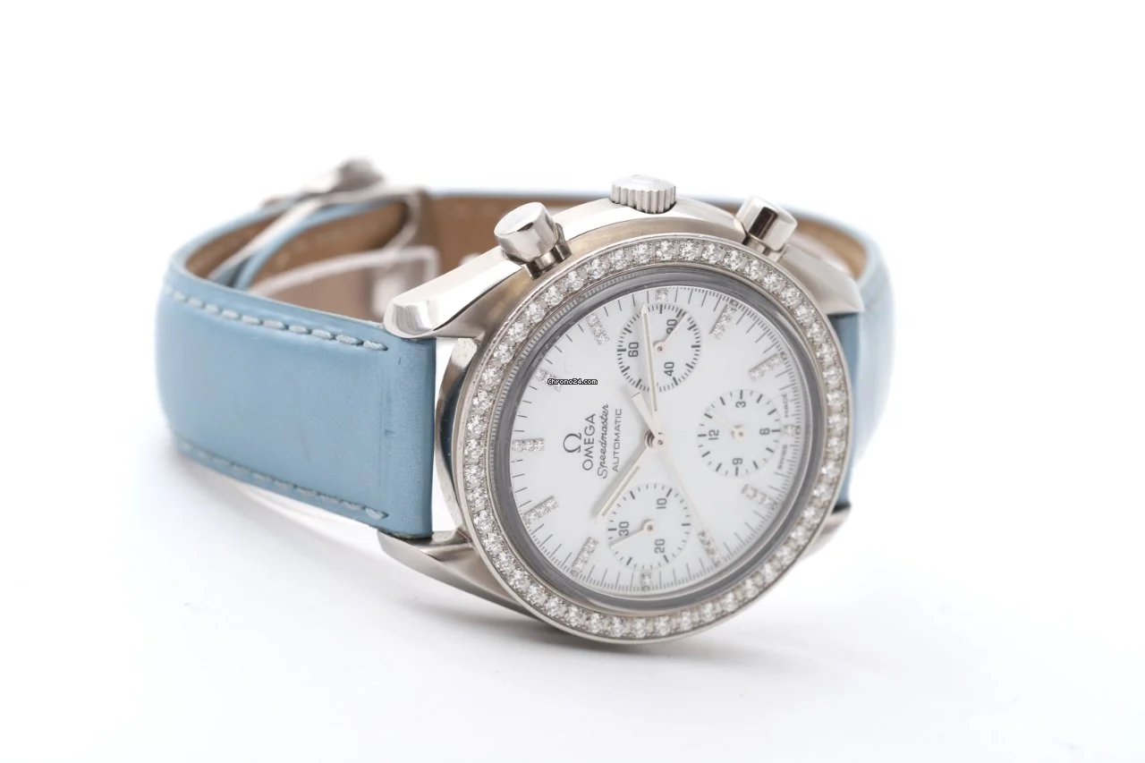 Omega Speedmaster Automatic MOP & Diamonds Ladies