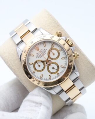 Rolex Daytona Cosmograph 116523 18ct Yellow gold White Chronograph Dial Men's Watch