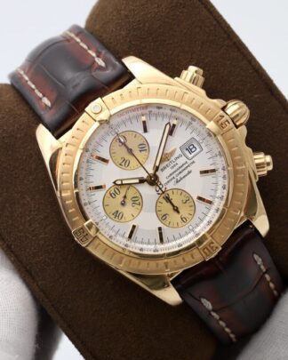 Breitling Chronomat Evolution Yellow Gold Automatic Chronograph 44mm