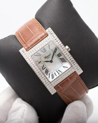 Chopard Your Hour Diamond Bezel 18k White Gold MOP Dial 28 mm Women’s Watch
