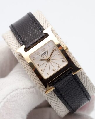 Hermes Heure H Watch, 18k Gold  22mm-Unworn Watch