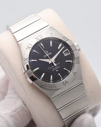 Omega Constellation Automatic Cal. 8500 Black Stainless Steel Men's Watch