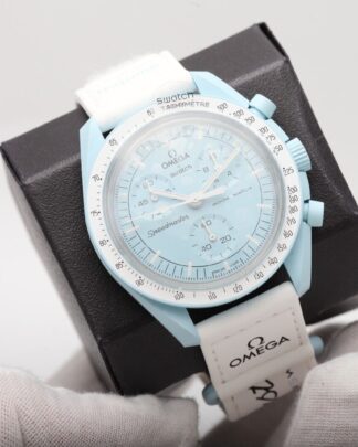 Swatch Moonswatch Mission To Uranus Tiffany Swatch & Omega Men's Watch