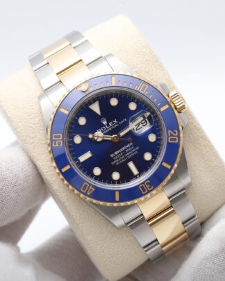 Rolex Submariner Bluesy Date 2021 Steel And Gold Submariner Full Set Men's Watch