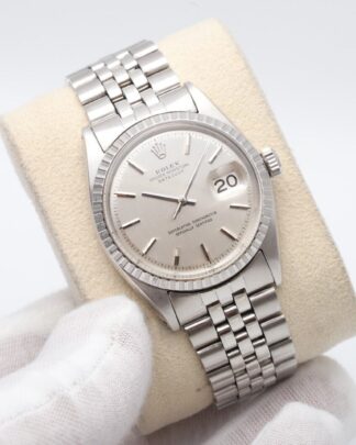 Rolex Datejust 36mm 1603 Silver Dial Jubilee Bracelet Vintage (1966) Men's Watch